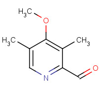 110464-72-7 4-methoxy-3,5-dimethylpyridine-2-carbaldehyde chemical structure