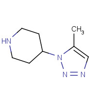 1263387-96-7 4-(5-methyltriazol-1-yl)piperidine chemical structure