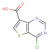 1269667-57-3 4-chlorothieno[3,2-d]pyrimidine-7-carboxylic acid chemical structure