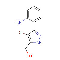 1239033-94-3 [3-(2-aminophenyl)-4-bromo-1H-pyrazol-5-yl]methanol chemical structure