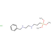 42965-91-3 N'-benzyl-N-(3-trimethoxysilylpropyl)ethane-1,2-diamine;hydrochloride chemical structure