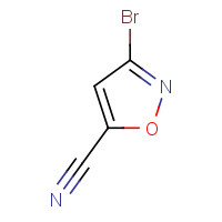 1241897-95-9 3-bromo-1,2-oxazole-5-carbonitrile chemical structure