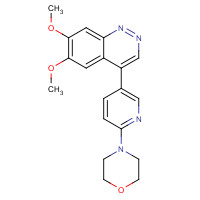 947191-09-5 4-[5-(6,7-dimethoxycinnolin-4-yl)pyridin-2-yl]morpholine chemical structure