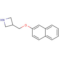 1332301-10-6 3-(naphthalen-2-yloxymethyl)azetidine chemical structure