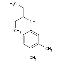56038-89-2 3,4-dimethyl-N-pentan-3-ylaniline chemical structure