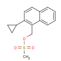 1539309-48-2 (2-cyclopropylnaphthalen-1-yl)methyl methanesulfonate chemical structure