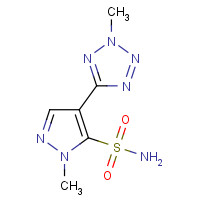 139481-22-4 2-methyl-4-(2-methyltetrazol-5-yl)pyrazole-3-sulfonamide chemical structure