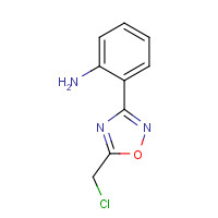 886365-74-8 2-[5-(chloromethyl)-1,2,4-oxadiazol-3-yl]aniline chemical structure