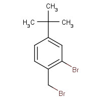246139-76-4 2-bromo-1-(bromomethyl)-4-tert-butylbenzene chemical structure