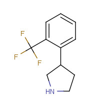 916831-78-2 3-[2-(trifluoromethyl)phenyl]pyrrolidine chemical structure