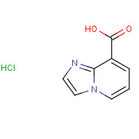 145335-90-6 imidazo[1,2-a]pyridine-8-carboxylic acid;hydrochloride chemical structure