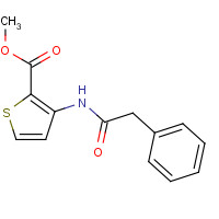 544433-40-1 methyl 3-[(2-phenylacetyl)amino]thiophene-2-carboxylate chemical structure