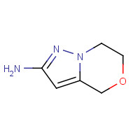 1333508-93-2 6,7-dihydro-4H-pyrazolo[5,1-c][1,4]oxazin-2-amine chemical structure