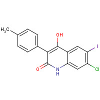 1398343-16-2 7-chloro-4-hydroxy-6-iodo-3-(4-methylphenyl)-1H-quinolin-2-one chemical structure