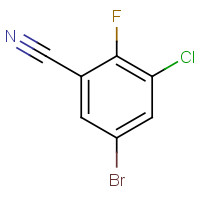 1000577-76-3 5-bromo-3-chloro-2-fluorobenzonitrile chemical structure