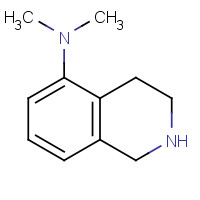 138276-87-6 N,N-dimethyl-1,2,3,4-tetrahydroisoquinolin-5-amine chemical structure