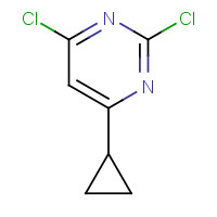 21573-07-9 2,4-dichloro-6-cyclopropylpyrimidine chemical structure