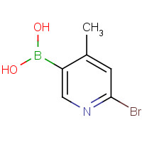 1072945-75-5 (6-bromo-4-methylpyridin-3-yl)boronic acid chemical structure