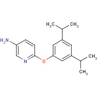 219865-98-2 6-[3,5-di(propan-2-yl)phenoxy]pyridin-3-amine chemical structure
