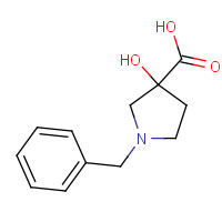 67117-22-0 1-benzyl-3-hydroxypyrrolidine-3-carboxylic acid chemical structure