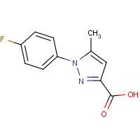 288251-66-1 1-(4-fluorophenyl)-5-methylpyrazole-3-carboxylic acid chemical structure