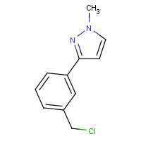 912569-61-0 3-[3-(chloromethyl)phenyl]-1-methylpyrazole chemical structure