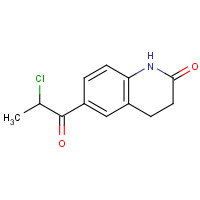 62618-75-1 6-(2-chloropropanoyl)-3,4-dihydro-1H-quinolin-2-one chemical structure