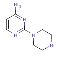 55745-87-4 2-piperazin-1-ylpyrimidin-4-amine chemical structure