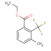1214337-28-6 ethyl 3-methyl-2-(trifluoromethyl)benzoate chemical structure