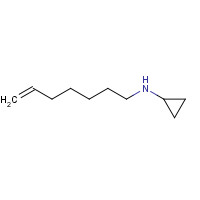 1340330-08-6 N-hept-6-enylcyclopropanamine chemical structure