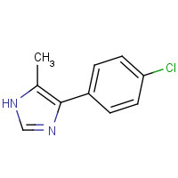 65571-68-8 4-(4-chlorophenyl)-5-methyl-1H-imidazole chemical structure
