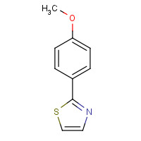 27088-84-2 2-(4-methoxyphenyl)-1,3-thiazole chemical structure