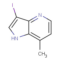 1190312-40-3 3-iodo-7-methyl-1H-pyrrolo[3,2-b]pyridine chemical structure