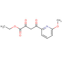741286-62-4 ethyl 4-(6-methoxypyridin-2-yl)-2,4-dioxobutanoate chemical structure