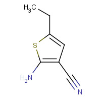 635302-32-8 2-amino-5-ethylthiophene-3-carbonitrile chemical structure