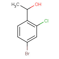 1002309-96-7 1-(4-bromo-2-chlorophenyl)ethanol chemical structure