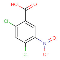 19861-62-2 2,4-dichloro-5-nitrobenzoic acid chemical structure