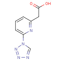 1374573-62-2 2-[6-(tetrazol-1-yl)pyridin-2-yl]acetic acid chemical structure