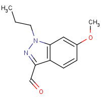 1360916-37-5 6-methoxy-1-propylindazole-3-carbaldehyde chemical structure