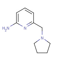 1093296-15-1 6-(pyrrolidin-1-ylmethyl)pyridin-2-amine chemical structure