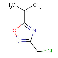 189130-87-8 3-(chloromethyl)-5-propan-2-yl-1,2,4-oxadiazole chemical structure