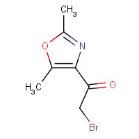 113732-62-0 2-bromo-1-(2,5-dimethyl-1,3-oxazol-4-yl)ethanone chemical structure