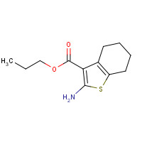 302561-09-7 propyl 2-amino-4,5,6,7-tetrahydro-1-benzothiophene-3-carboxylate chemical structure