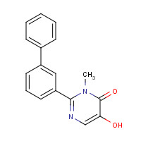 1333240-09-7 5-hydroxy-3-methyl-2-(3-phenylphenyl)pyrimidin-4-one chemical structure