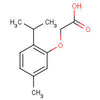5333-40-4 2-(5-methyl-2-propan-2-ylphenoxy)acetic acid chemical structure