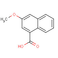 147397-60-2 3-methoxynaphthalene-1-carboxylic acid chemical structure