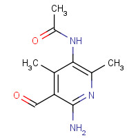 51076-36-9 N-(6-amino-5-formyl-2,4-dimethylpyridin-3-yl)acetamide chemical structure