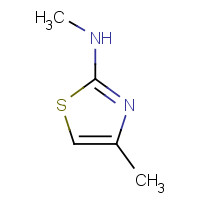 2161-68-4 N,4-dimethyl-1,3-thiazol-2-amine chemical structure