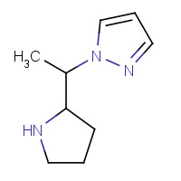 1172941-42-2 1-(1-pyrrolidin-2-ylethyl)pyrazole chemical structure