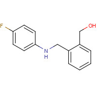436099-77-3 [2-[(4-fluoroanilino)methyl]phenyl]methanol chemical structure